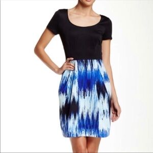 Betsey Johnson SS Printed scuba dress